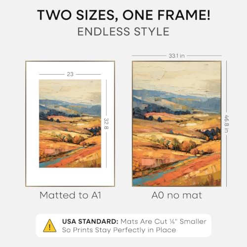 A0 Bronze Poster Frame