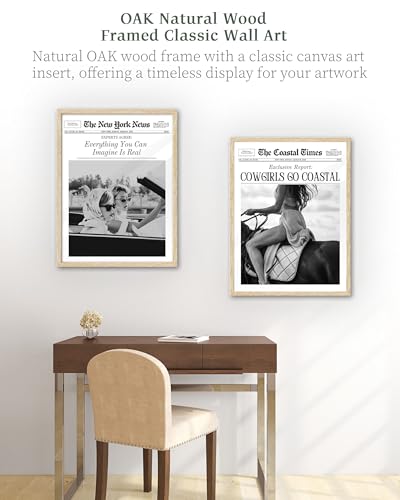 12x16in Everything You Can Imagine Is Real Framed Newspaper Art