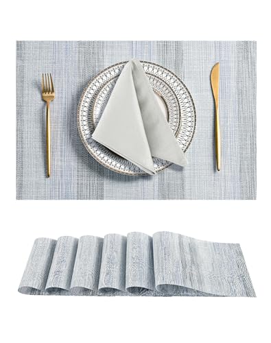 LightSteel Blue Placemats Set of 6 (6 Count)