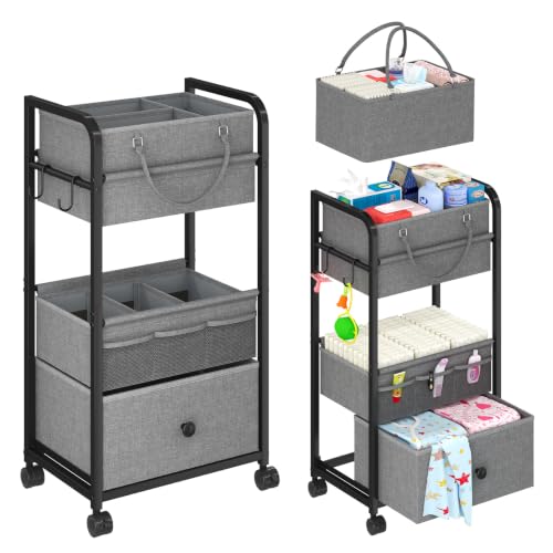 3In1 Baby Diaper Caddy Organizer