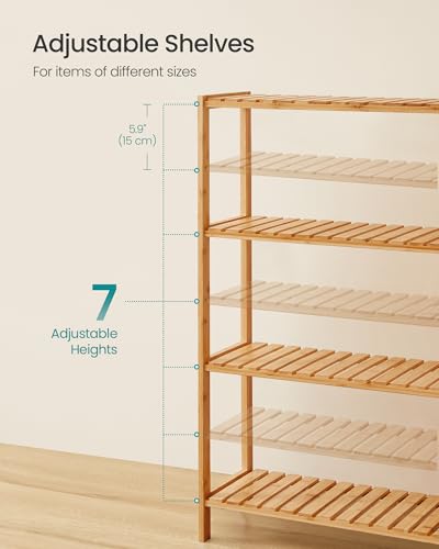 4 Tier Bamboo Shelf