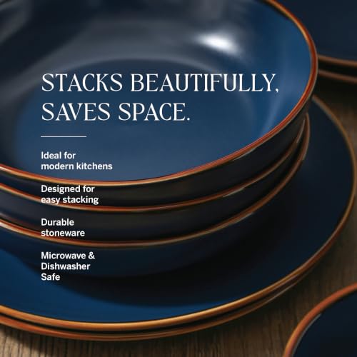 Brasa Stoneware 32 Piece Modern Dinnerware Sets