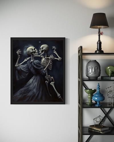 Dancing Skeleton Poster Art Print