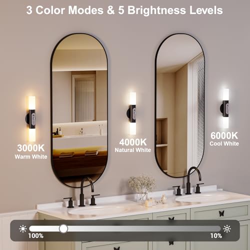 Motion Sensor Wall Lights with Remote