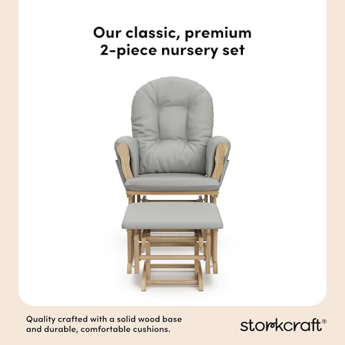 Premium Hoop Glider & Ottoman