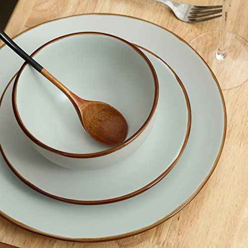 Brasa Stoneware 32 Piece Modern Dinnerware Set