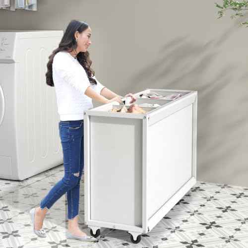 Laundry Hamper Laundry Basket with 3 Section Pull