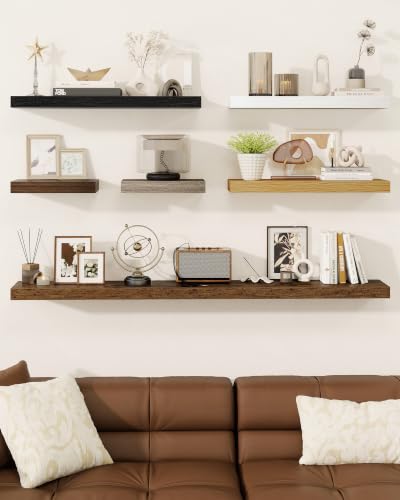 55" Floating Shelves for Wall (2 Count)