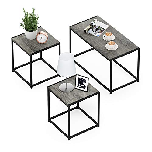 CAMNUS Metal Frame Living Room Table Set