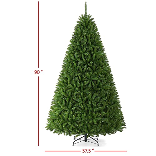 Christmas Tree 7.5ft Unlit Full Artificial Thick Xmas Tree