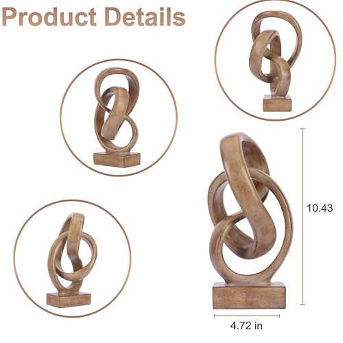 Modern Abstract Knot Sculpture