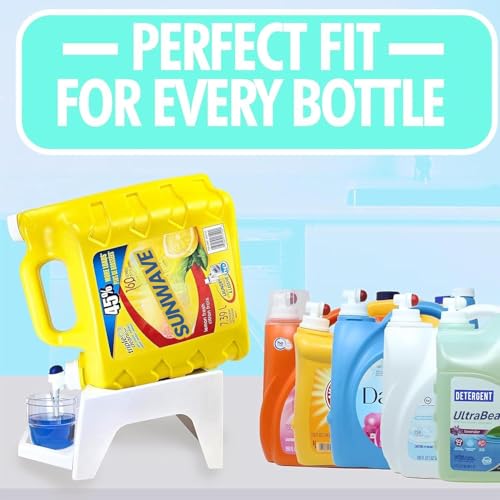 Liquid Laundry Detergent Holder Stand with Drip Tray
