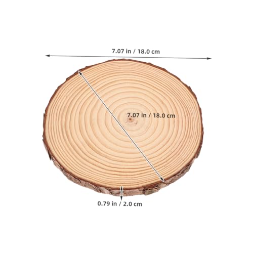 2pcs Outdoor Stepping Stones Wooden Garden Pathway Stones DIY Kit for Landscaping Safe Non