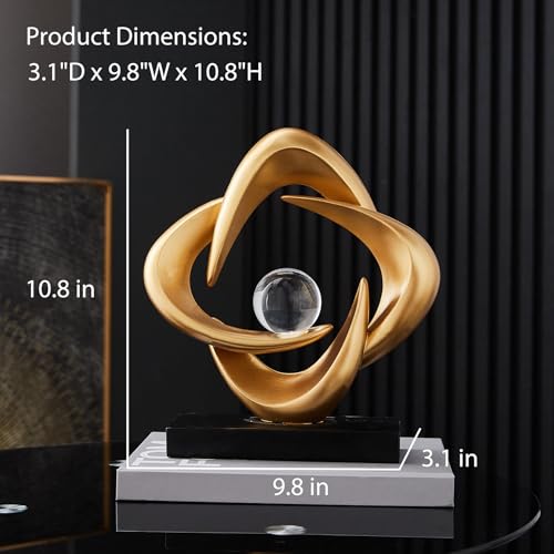 Modern Abstract Sculpture Decor