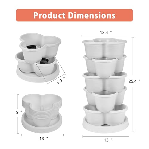 5 Tier Vertical Garden Planter (5 Count)