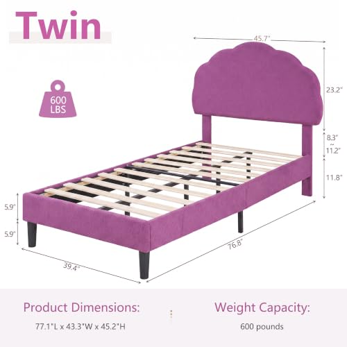 Twin Size Bed Frame Set of 2