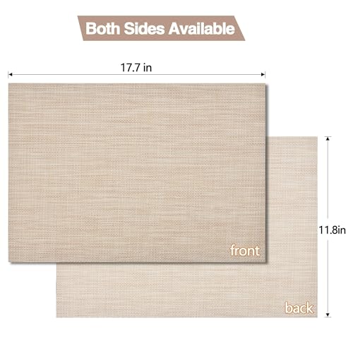 Beige Placemats Set of 4 (4 Count)