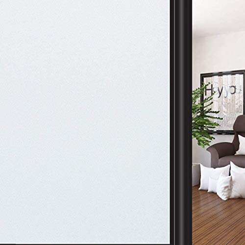 White Frosted Glass Window Privacy Film (19.175 Sq Ft)