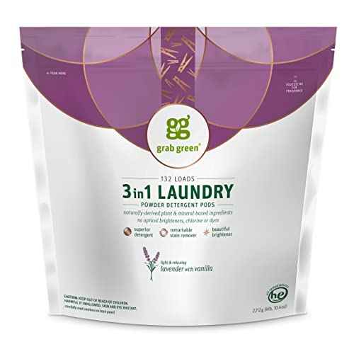 3-in-1 Laundry Detergent Pods, 132 Count, Lavender Vanilla