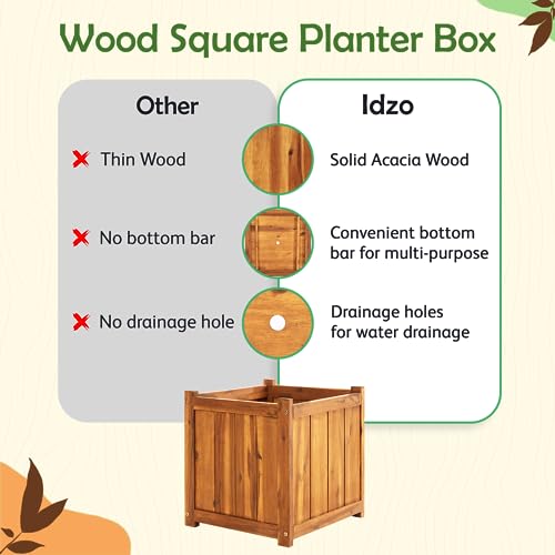 Hardwood Outdoor Flower Box