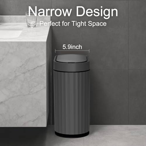 Bathroom Trash Can with Automatic Lid
