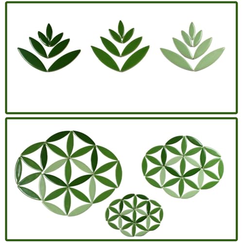 VerzTile Mosaic Tiles for Crafts (70 Count)