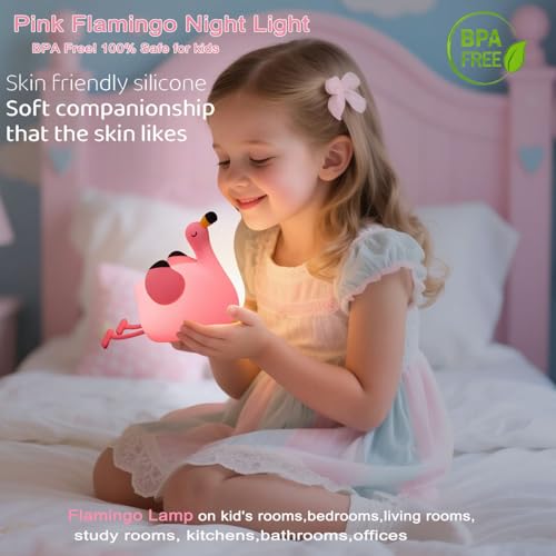 Flamingo Night Light for Kids
