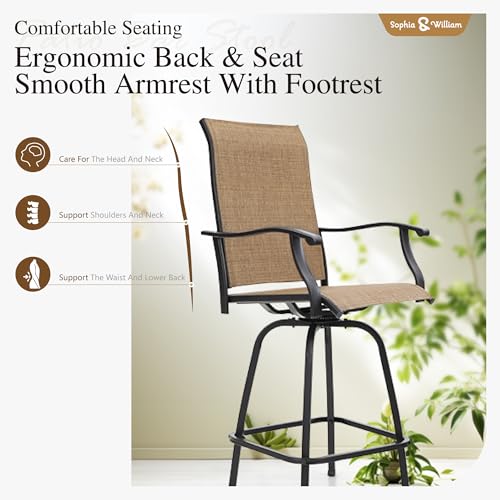 5 Piece Bar Height Outdoor Table and Chairs (5 Count)