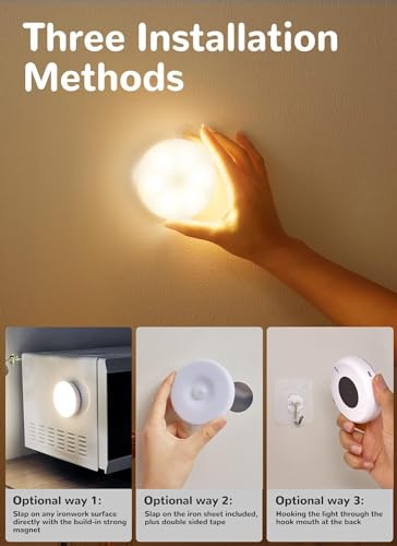 6 Pack Motion Sensor Light Indoor (6 Count)