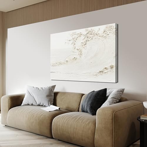 Canvas Wall Art Decor Large Wall Art for Living Room Large Artwork for Walls Black Abstract Wall Art Decor Canvas Art Wall Decor Modern Textured Wall Art Paintings 32" X 48" Bedroom Office Wall Decor