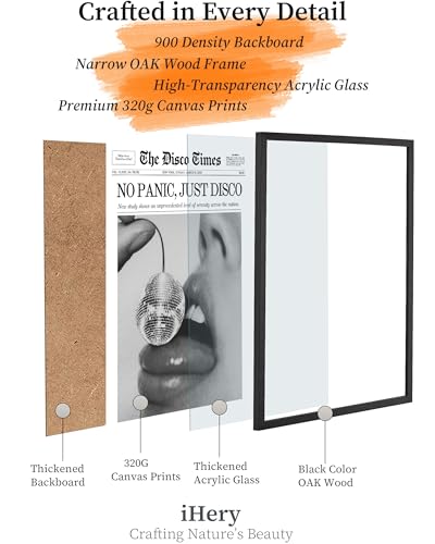 8x10in No Panic Just Disco Black Framed Newspaper Wall Art