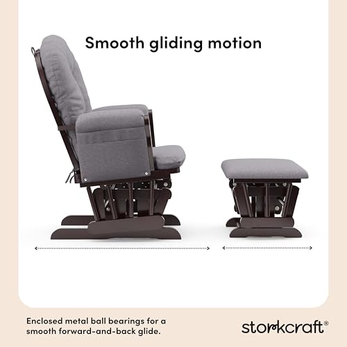 Premium Hoop Glider & Ottoman