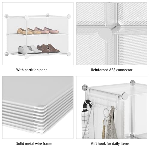 Closet Organizer 8 Cube Storage Shelves