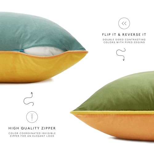 Decorative Throw Pillow Covers Cushion Cases (4 Count)