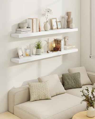 48" Floating Shelves for Wall (2 Count)