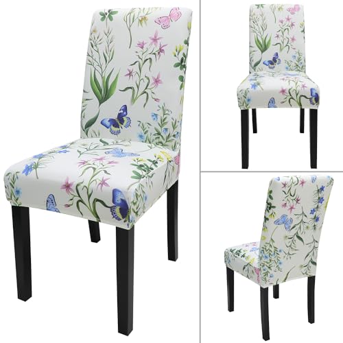 Pattern Chair Covers for Dining Room Set of 6
