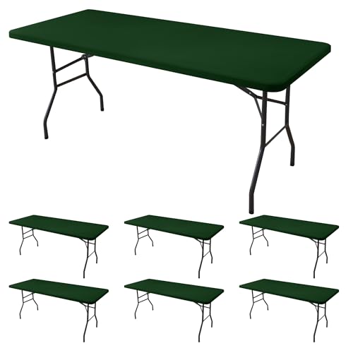 Fitted Tablecloth for 8 Foot Rectangle Tables (6 Count)