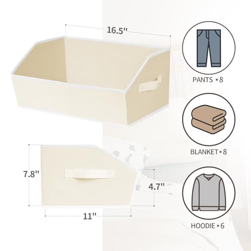 Organizer Bins Cube Storage (6 Count)