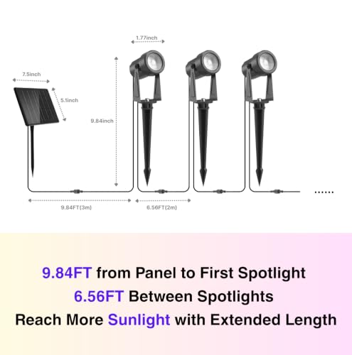 Solar Landscape Spotlights (6 Count)