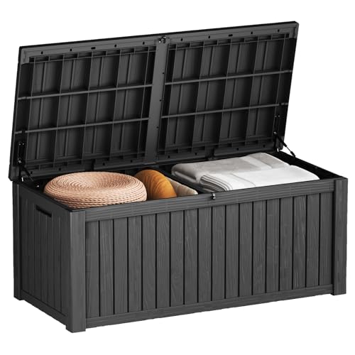 180 Gallon Outdoor Storage Box Waterproof Lockable