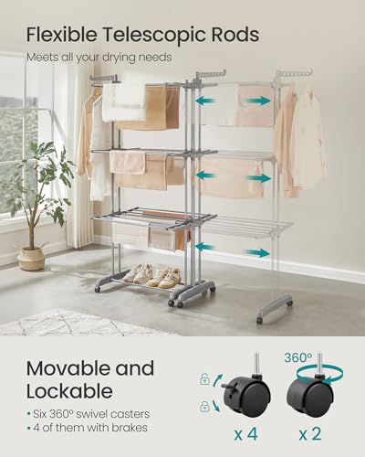 4 Tier Clothes Drying Rack