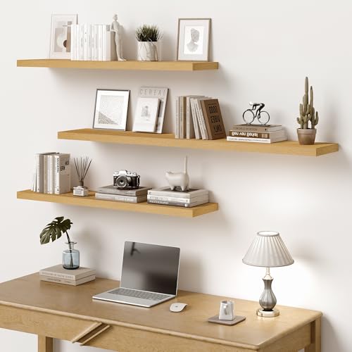 10 Inch Deep Floating Shelves 30x10” Set of 2 (2 Count)