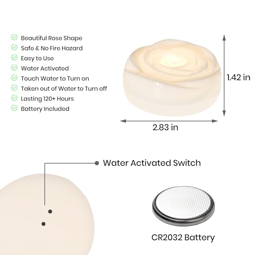 24pcs Flameless LED Floating Candles (24 Count)