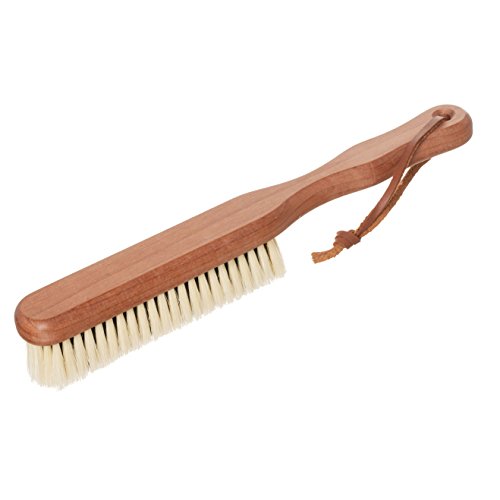 Natural Pig Bristle Cashmere Brush with Oiled Pearwood Handle