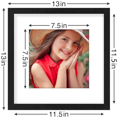 12x12 Picture Frames Set of 9 for Wall Mounting (9 Count)