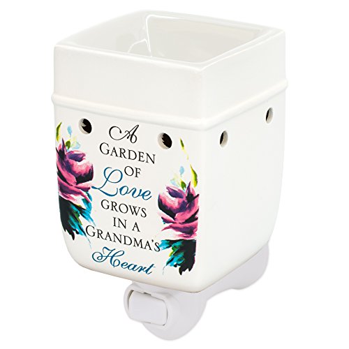 Grandma Garden of Love Ceramic Stoneware Electric Plug