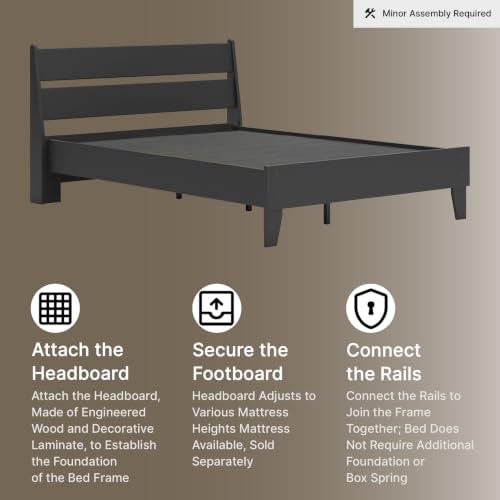 Socalle Full Panel Platform Bed Frame
