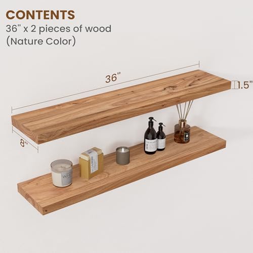 Floating Shelves for Wall Decor (2 Count)