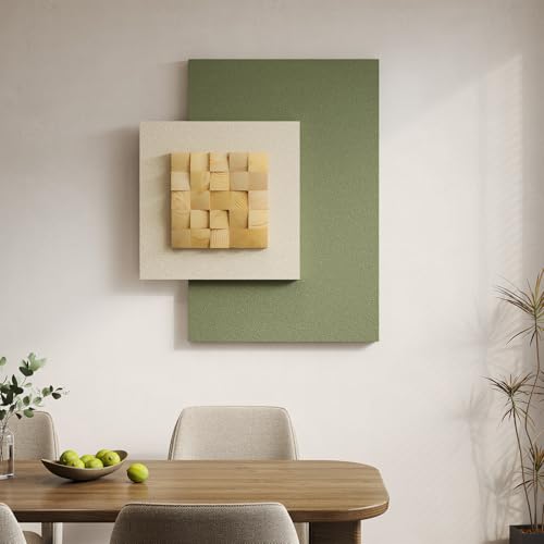 Large Wood Abstract Wall Art for Living Room