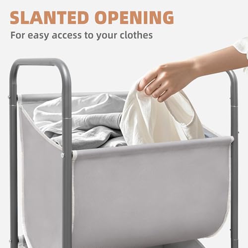 Vertical Rolling Laundry Hamper